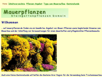 mauerpflanzen.de website preview