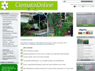 clematisonline.de website preview