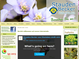 stauden-becker.de website preview
