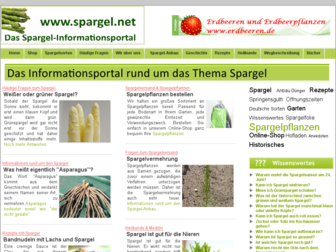 spargel.net website preview