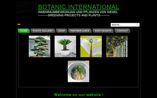 botanic-international.com website preview