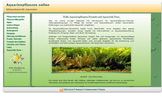 aquarienpflanzen-online.de website preview