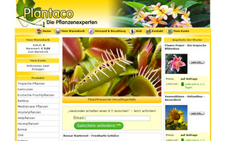plantaco.de website preview