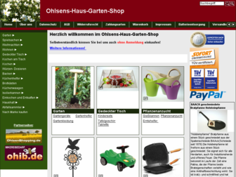 ohlsens-haus-garten-shop.de website preview