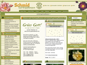 schmid-gartenpflanzen.de website preview