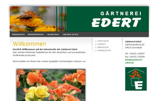 gaertnerei-edert.de website preview