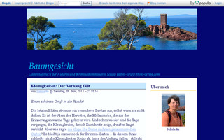 baumgesicht.blog.de website preview