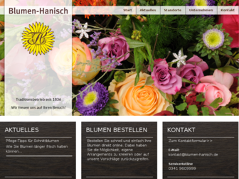 blumen-hanisch.de website preview