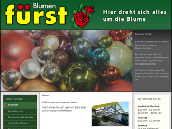 blumen-fuerst.de website preview
