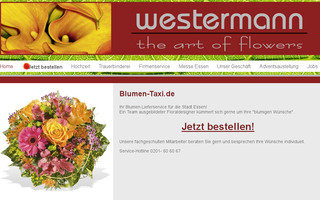 blumen-taxi.de website preview