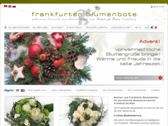 frankfurter-blumenbote.de website preview
