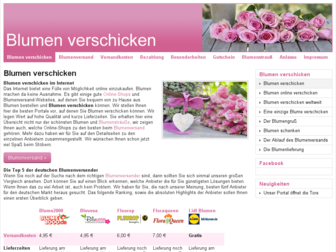 blumen-verschicken.org website preview
