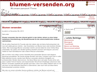 blumen-versenden.org website preview