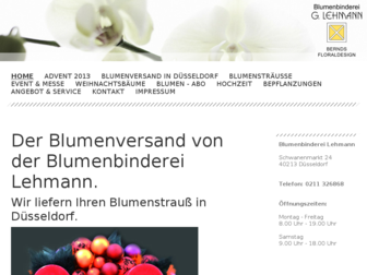 blumenbinderei-lehmann.de website preview