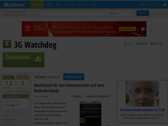 3g-watchdog.softonic.de website preview
