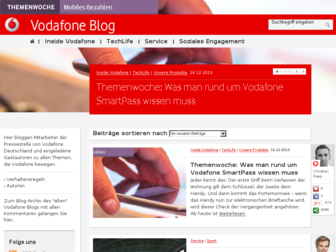 blog.vodafone.de website preview