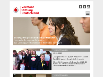 vodafone-stiftung.de website preview