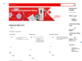 vodafone-collection.de website preview
