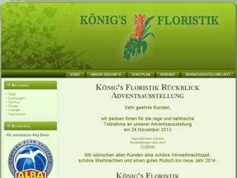 koenigs-floristik.de website preview
