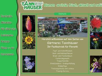 tannhaeuser-floristik.de website preview