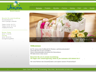 teja-floristik.de website preview