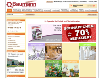 baumann-floristik.de website preview