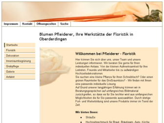 pfleiderer-floristik.de website preview