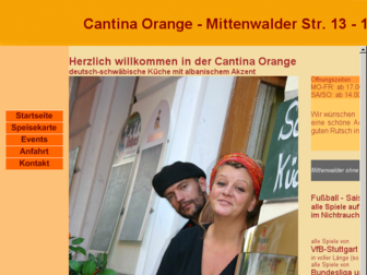 cantina-orange.de website preview