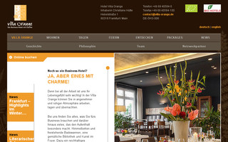 villa-orange.de website preview