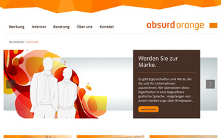 absurd-orange.de website preview