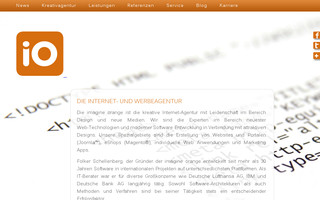 imagine-orange.com website preview