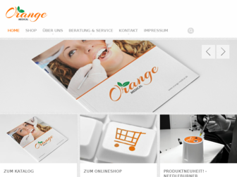 orange-medical.de website preview