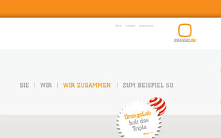 orange-lab.de website preview