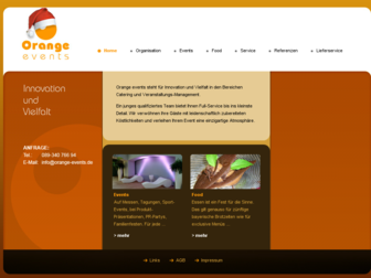orange-events.de website preview
