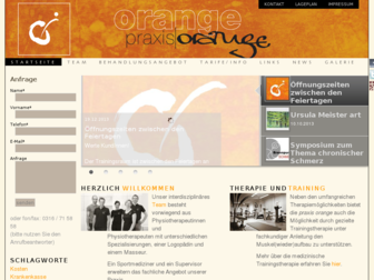 praxis-orange.at website preview