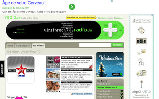 virginrock70.radio.de website preview