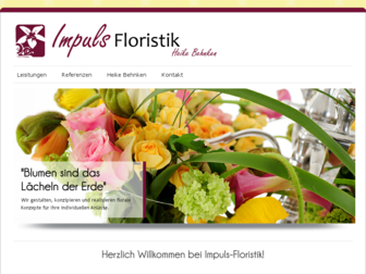 impuls-floristik.com website preview