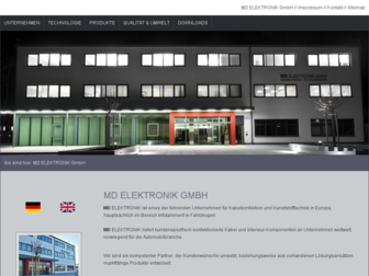 md-elektronik-gmbh.de website preview