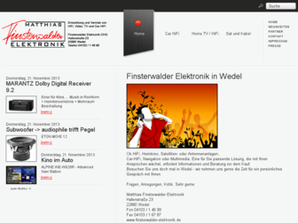 finsterwalder-elektronik.de website preview