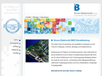 bruns-elektronik.de website preview
