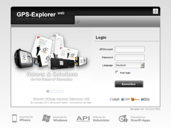 web.gps-explorer.de website preview