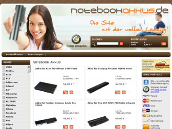 notebookakkus.de website preview