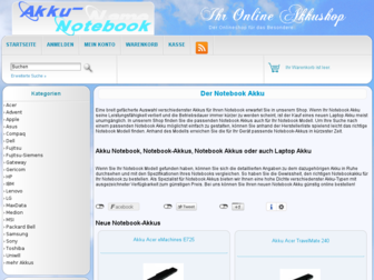 akku-notebook.eu website preview