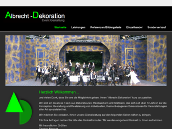 albrecht-dekoration.de website preview