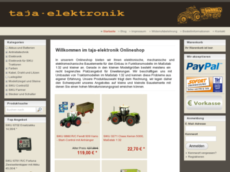 shop.taja-elektronik.de website preview