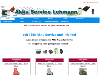 akkuservice-lehmann.de website preview