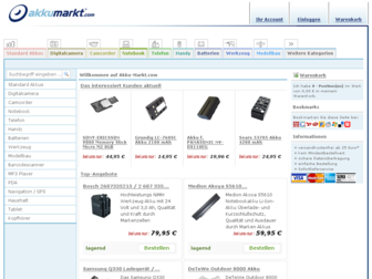 akku-markt.com website preview