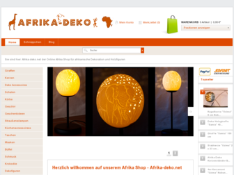 afrika-deko.net website preview
