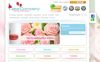 cake-company.de website preview