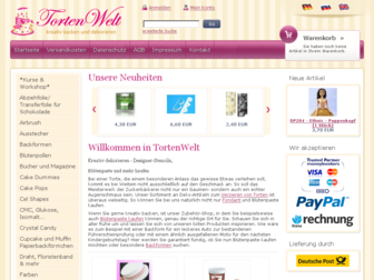 tortenwelt-shop.com website preview